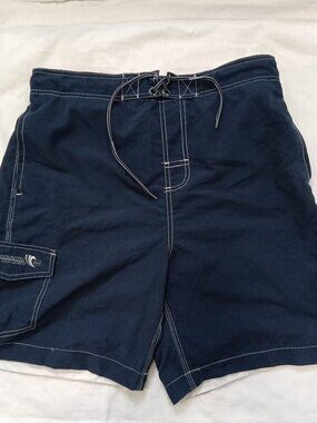 Free Country Navy Medium Men's Swimwear Aqua tech Series